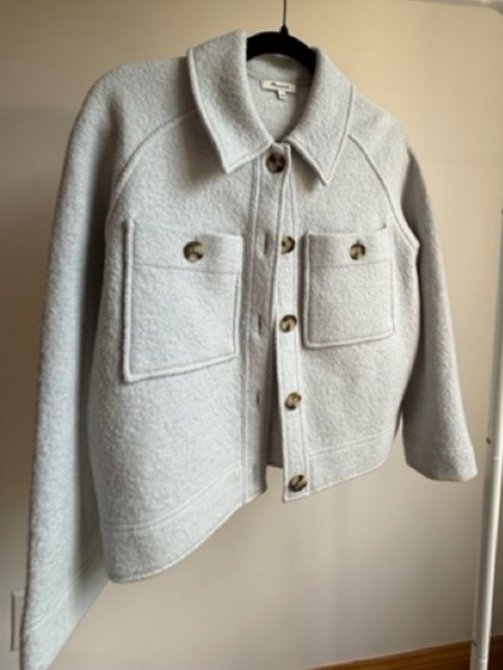 Madewell felted shirt jacket